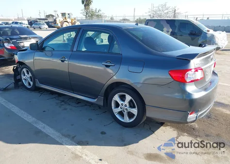 2011 Toyota Corolla S из США, поврежденный, VIN 2T1BU4EE0BC697929